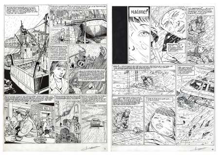 Nicaise | La Vie en rose, ensemble de 2 planches à l’encre… | Millon