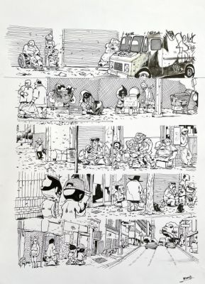 Run - 1 Original page - Mutafukaz - L‘intégrale T 2 - 2007