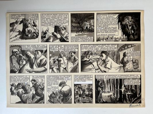 Craenhals, François - 1 Original page - La Légende de Thyl Ulenspiegel - 1949 | Catawiki