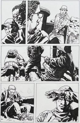 Charlie Adlard - 1 Original page - The Walking Dead - 2010