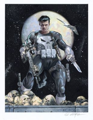 Formosa, Gil - 1 Original colour drawing - The Punisher | Catawiki