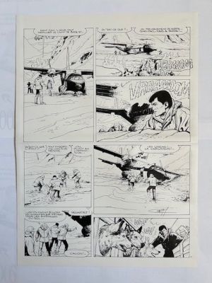 Coria Original drawing - Bob Morane - Les dents du Tigre T1 - 2009 | Catawiki