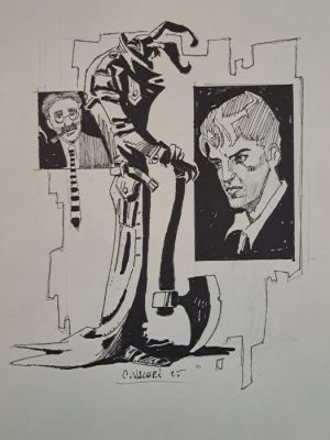 Valeri, Cesare - 1 Original drawing - Dylan Dog - I Conigli rosa Uccidono | Catawiki