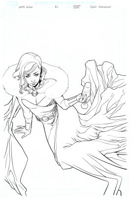 Continue Shopping | WHITE WIDOW #2 ELENA CASAGRANDE ORIGINAL COVER ART | Scott’s Collectables