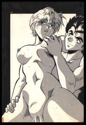 Johji Manabe - 1 Original page - Galactic Drifter Vifam - Maki Rowel | Catawiki