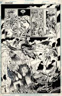 DRAGONLANCE  - Très jolie planche encrée par Ian Duursema complétement dans[...]