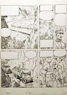 MANARA Milo  - Fang  - Planche 17 durécit  - Encre de chine  - 48 x 33 cm - | Vermot et Associés