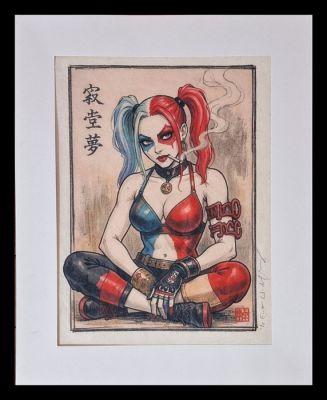 Emma Wildfang - 1 Harley Quinn - Street Legends – Urban Sumi Edition | Catawiki