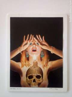 BLAS GALLEGO. PORTADA ORIGINAL DE TERROR AL Ã“LEO