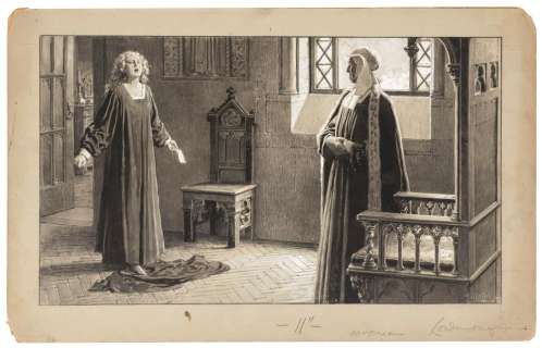 Fortunino Matania (Napoli 1881-Londra 1963) - Queen Matilda: Wife of Henry I, 20s | Finarte