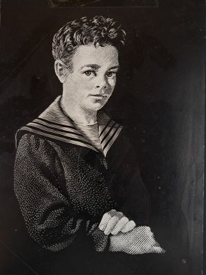 Thole, Karel - 1 Original drawing - Ritratto di Ragazzo | Catawiki