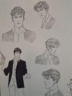 Rossi, Luca - 1 Original drawing - Dylan Dog - Color Fest | Catawiki