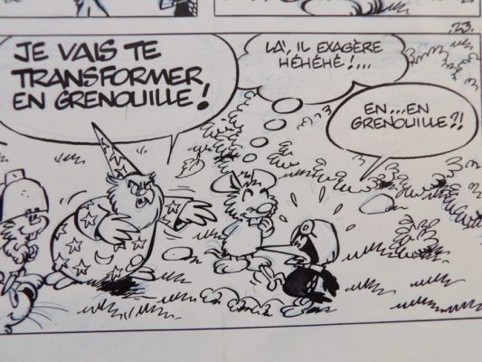 Walli (Van der Elst, André) - 1 Original page - Chlorophylle T14 - P.25 - Le Combat des mages - FR - 1988 | Catawiki