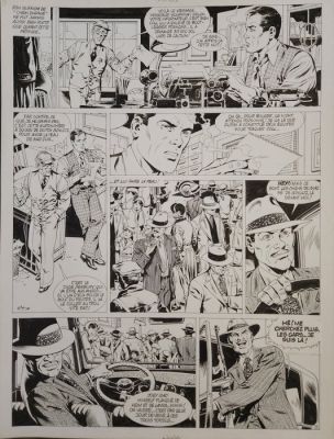 Mitton, Jean-Yves - 1 Original page - De Silence et de Sang