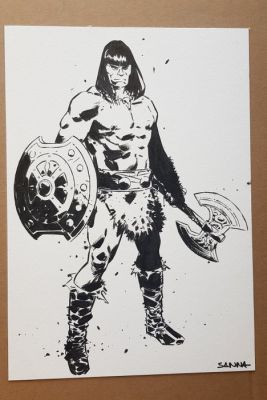 Guillermo Sanna - Original drawing - Conan le Barbare - signed and sealed - 2026 | Catawiki