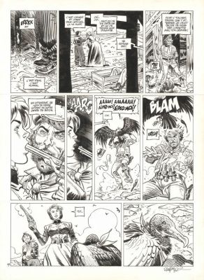 Ralph Meyer | Planche originale n°43 - La Danse des vautours - Undertaker | Daniel Maghen