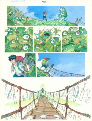Davide Tosello | Planche originale n°38 - Maison Croa Croa | Daniel Maghen