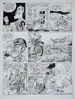 Bouüaert, Thierry - 1 Original page - Edmund Bell T5 - Le Train fantôme - 1993 | Catawiki