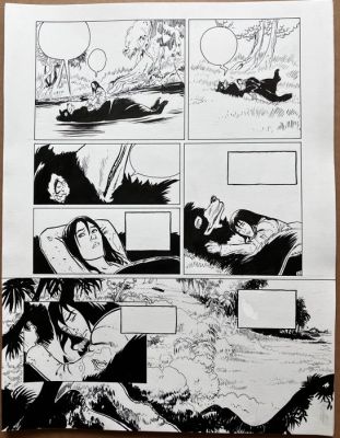 Reculé, Henri - 1 Original page - Le Dernier Livre de la Jungle - Le retour - 2006 | Catawiki