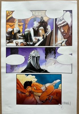 Reculé, Henri - 1 Original colour page - Les Immortels - La Volonté du mal - 2002 | Catawiki