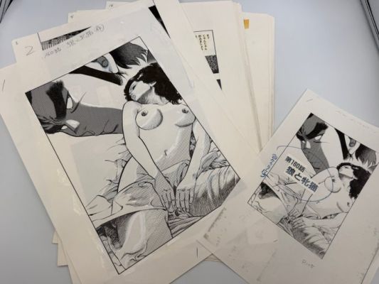 Kyoji Ogata - 25 Original page - Japanese Original Comic Art - Original Hand-Drawn Kyoji Ogata — Original Hand-Drawn Manga Manuscript | "Wolf and the She-Cat" - 1990 | Catawiki