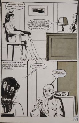 Renaud (Denauw, Renaud) - 1 Original page - La Louve - Week-end à Pekin - 1975 | Catawiki