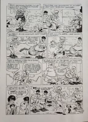 Stedo (Dauvin, Stéphane) - 1 Original page - Les Pompiers T9 | Catawiki