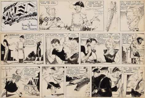   					Lot 20: Frank Frazetta Johnny Comet Sunday.   				