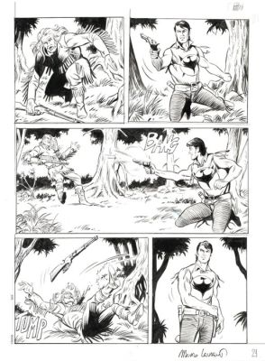 Laurenti, Mauro - 3 Original page - Zagor #701 - "Il passato di Jenny" - 2023 | Catawiki