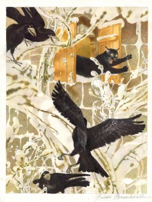 Andréï Arinouchkine | Illustration originale - Sa majesté de nulle part | Daniel Maghen