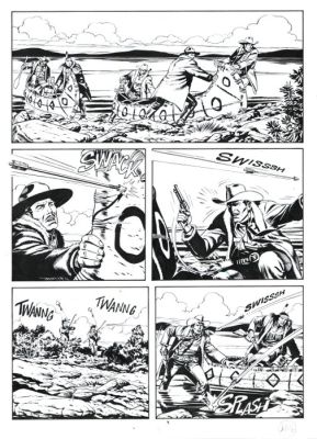 Bruzzo, Giovanni - 1 Original page - Tex #733 - "I guerrieri della tundra" - 2021 | Catawiki