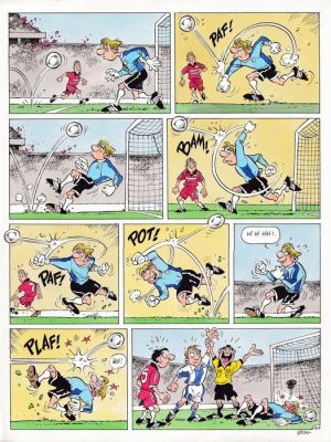 Gürsel, Gürçan - 1 Original colour page - Les Foot furieux T3 - 2004 | Catawiki