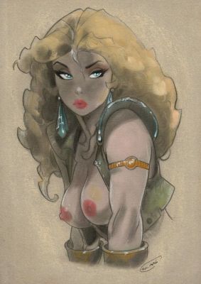 Edgar - 1 Original colour drawing - Zeichnung No 071 - Lorna - 2026 | Catawiki