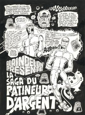 Marcel Gotlib - Planche originale n°2 pour l‘histoire complète La saga du patineur d‘argent en 13 pages - Tome 3 - Rhââ Lovely