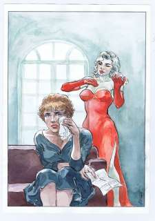 Kas (Kasprzak, Zbigniew) - Original illustration in colour - Halloween Blues | Catawiki