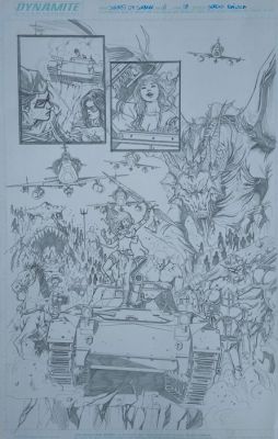 Sergio Dávila (Pencil) Original page - Swords of Sorrow - #6, Page 18 | Catawiki