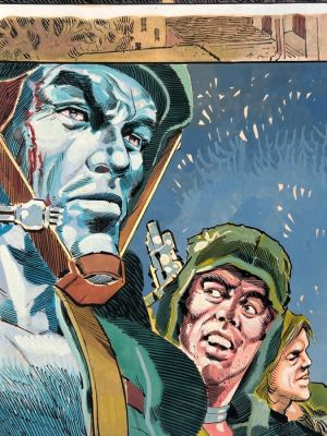 Smith, Ron - 1 Original page - Rogue Trooper - The Golden Fox Rebellion - 1991