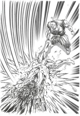 Tetsuya Hasegawa - 2 Original page - Sekigahara - Kazuo Koike | Tetsuo Hara | Fist of the Blue Sky - 2012 | Catawiki