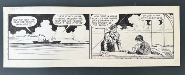 Raeburn Van Buren - 1 Planche originale - Abbie an’ Slats - Abbie ’n’ Slats - 1970 | Catawiki