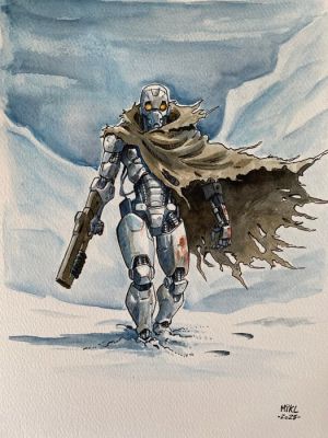 Mikl - 1 Watercolour - MAD - Socrate - 2025 | Catawiki