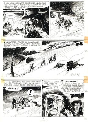 Ticci, Giovanni - 1 Original page - Tex #271 - "Bandoleros!" - 1983 | Catawiki