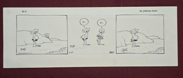 Hart, Johnny - 1 Bande dessinée originale - B.C. 3-29-1977 | Catawiki