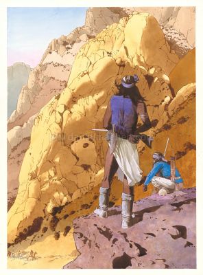 Christian Rossi | Golden West, Illustration originale | Daniel Maghen