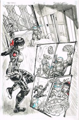 Freddie E. Williams II | TMNT (2024) (Issue 18, Pg 09) 11 x 17 | Freddie E. Williams II