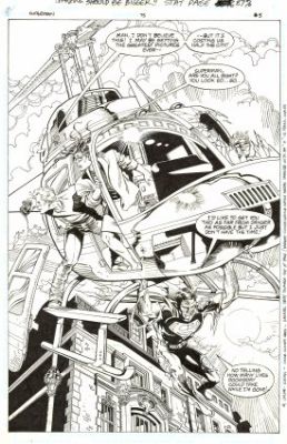 Jurgens, Dan - SUPERMAN #75: THE DEATH OF SUPERMAN PAGE 5 Splash Page | ComicConnect