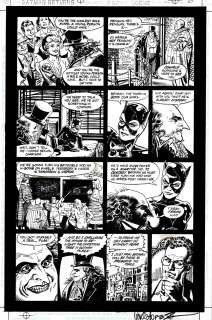 Jose Luis Garcia Lopez Steve Erwin - Batman Returns Movie #2 P 27 (Catwoman & Penguin Plot To Kill Batman!) 1992