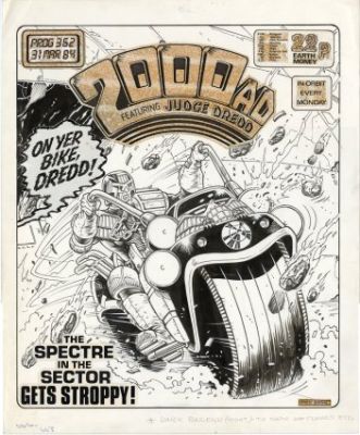 Ewins, Brett - 2000 A.D. (UK) #362 Cover | ComicConnect