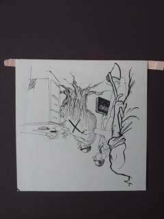 Straaten, Peter Van | Original ink drawing  - Cartoon  - [1970s] | Catawiki