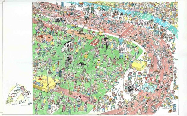 Joaquín Cera | Summer Sale (Ends August 31) // Flunkerne i 100 år: OL / Olympic games – Cera / Ramis | Origin Of Comics
