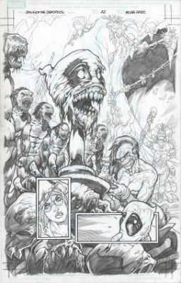 Dazo, Bong - DEADPOOL: MERC WITH A MOUTH (2009) #1 Splash Page